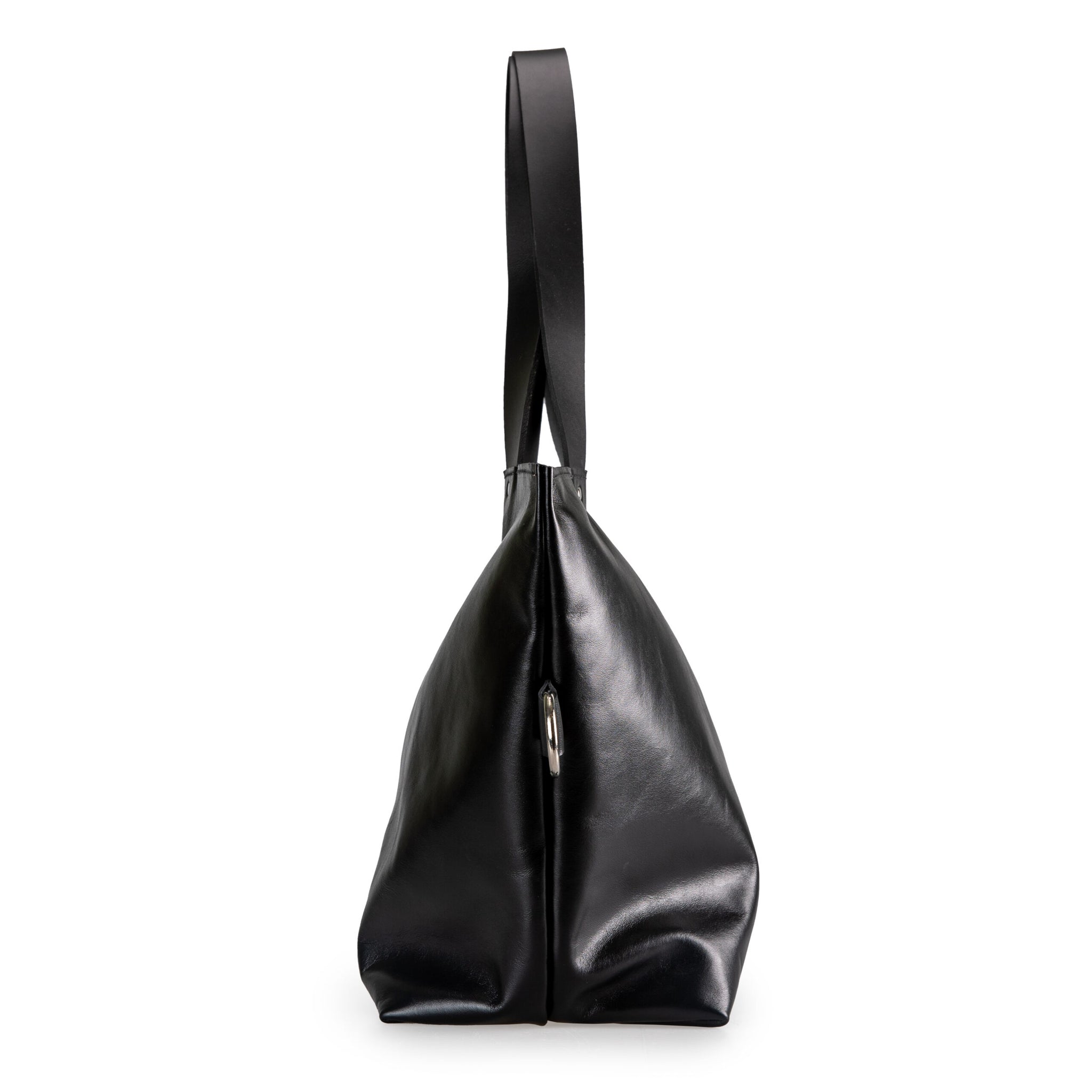 Large Handbag Lima - Soft Black Leather