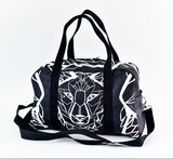 Travel Bag White Wolf - Black
