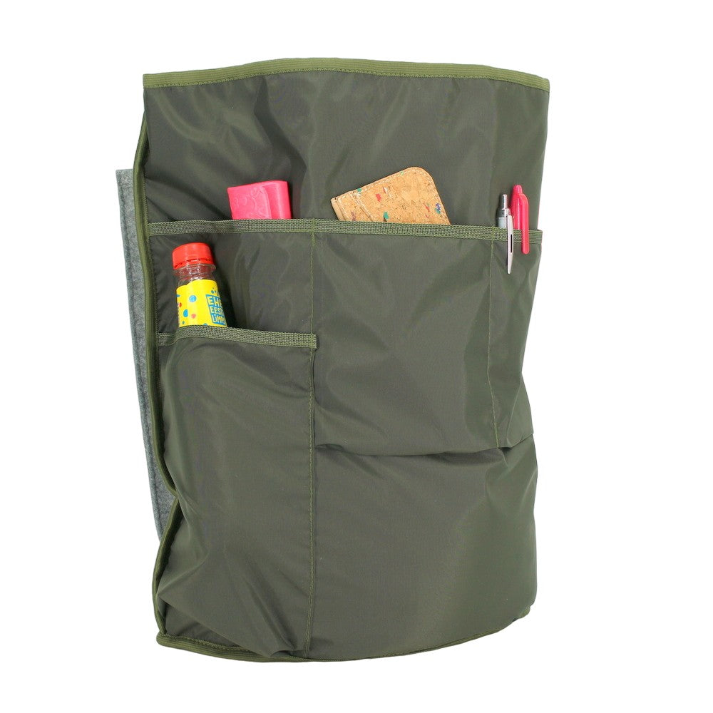 Cafe Backpack - Khaki & Beige