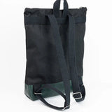 Waterproof Backpack with Green Leather Bottom - Aslook.com
