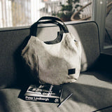 Striped Linen Tote Bag - Aslook.com