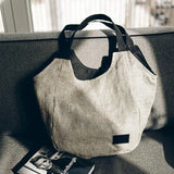 Striped Linen Tote Bag - Aslook.com