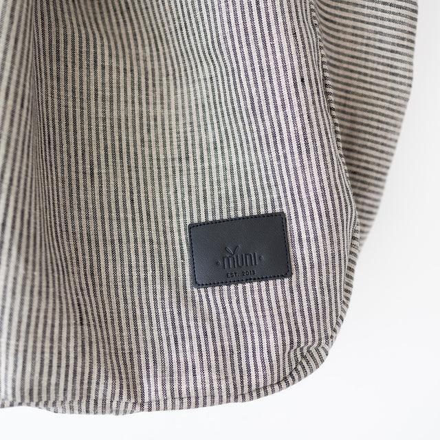 Striped Linen Tote Bag - Aslook.com