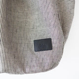Striped Linen Tote Bag - Aslook.com