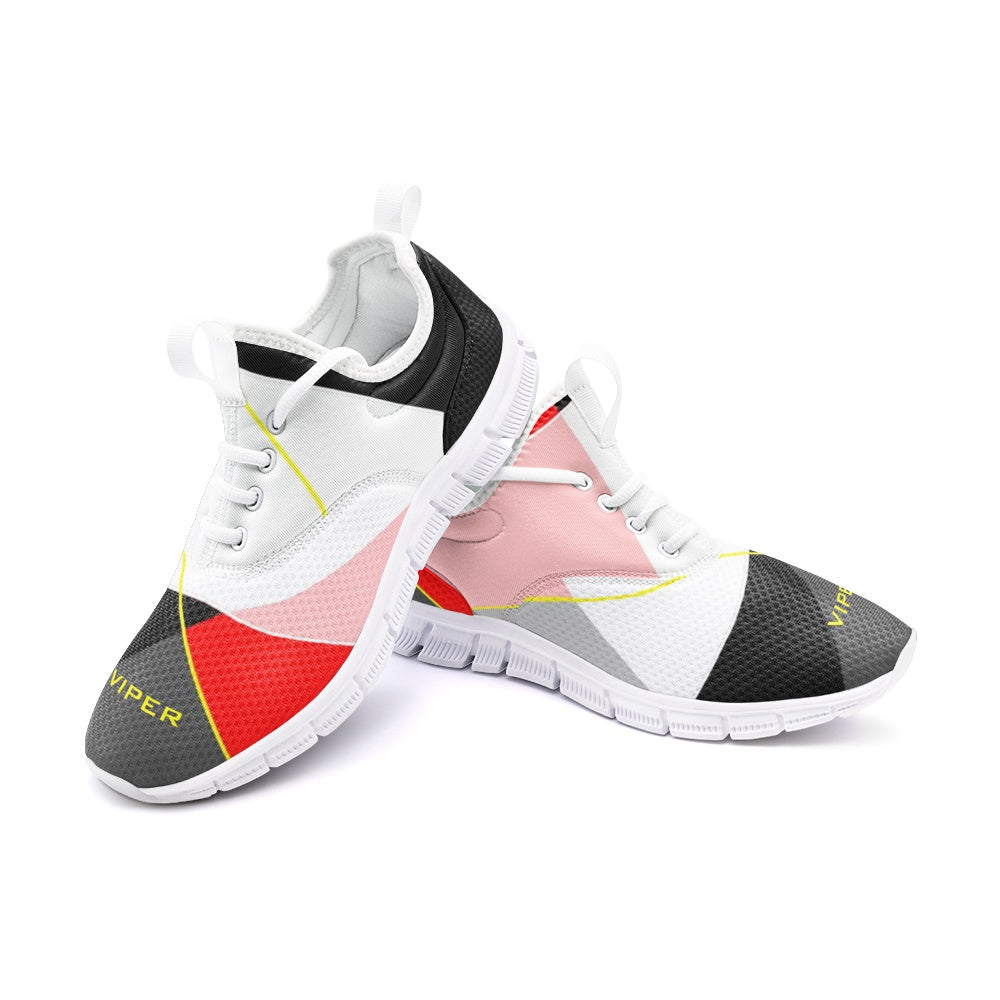 VIPER SHOES STYLE 54TF Geometrisch-Abstrakter Unisex-Leichtgewicht-Sneaker