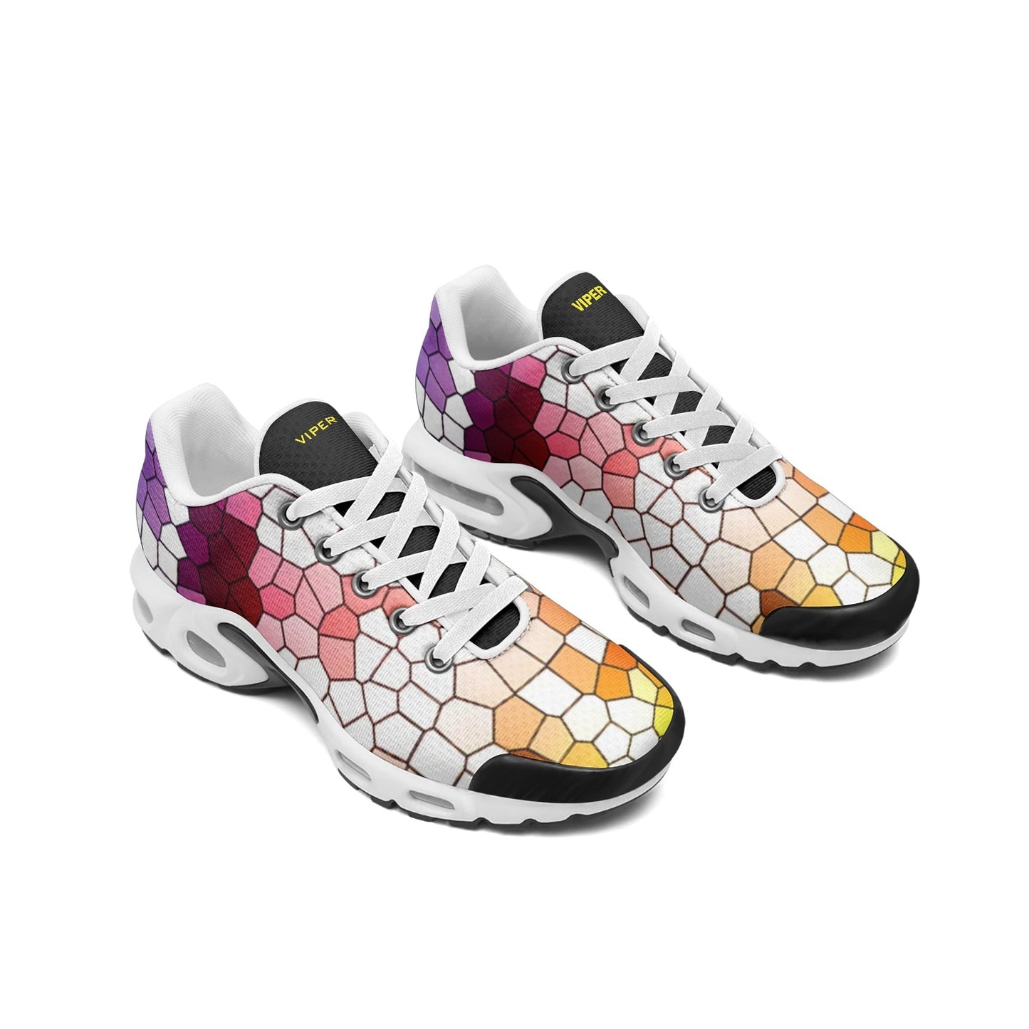 VIPER SCHUHE STIL 55TT Mosaik Abstrakt 01 Unisex Mesh Tech Eco-Flex