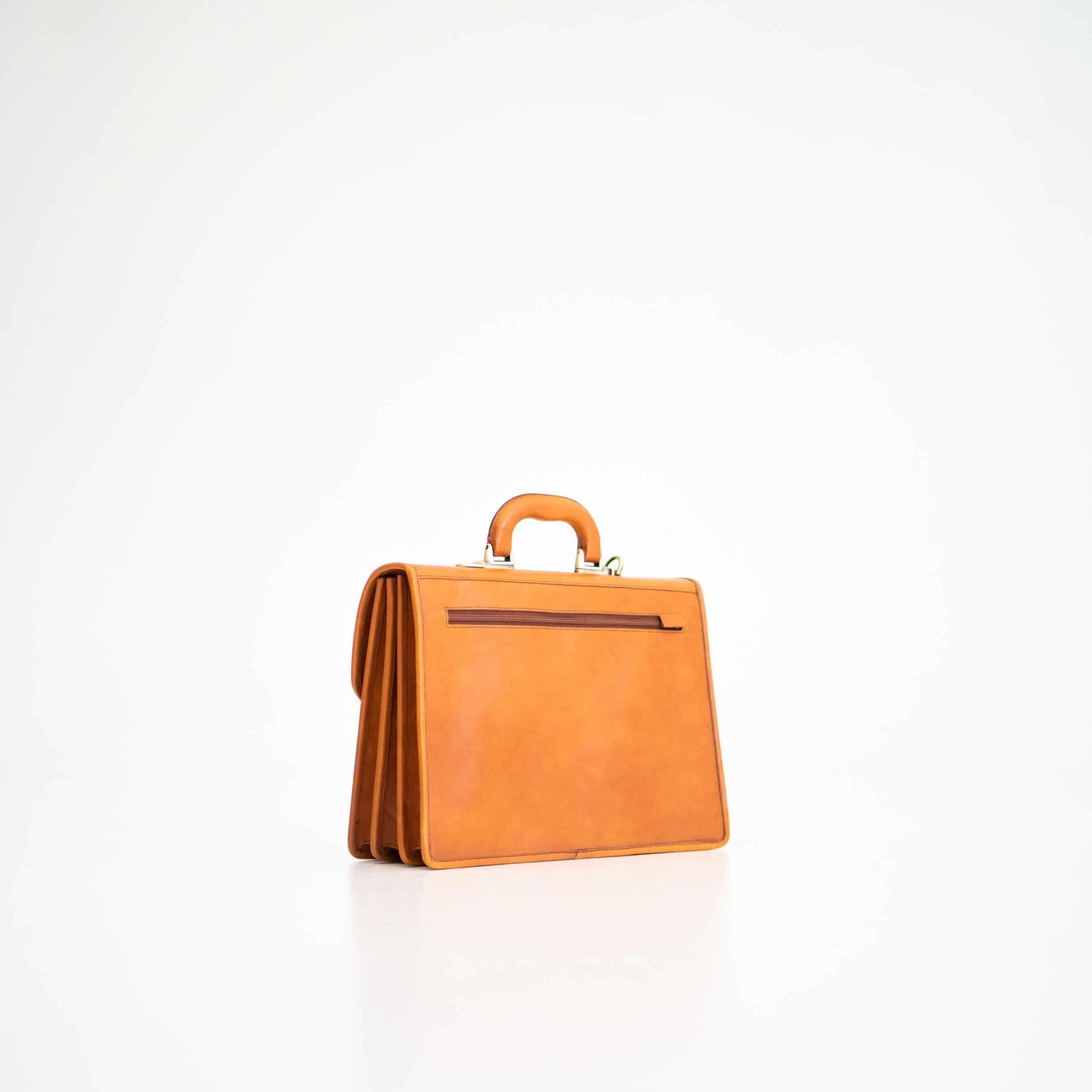 Briefcase No. 20 - Cognac - Aslook.com