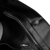 Large Handbag Adele - Genuine Black Leather