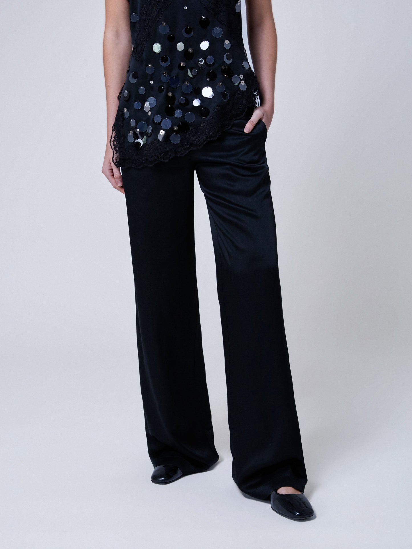 Bradley-Hose in Schwarz Onyx – Cady-Stoff