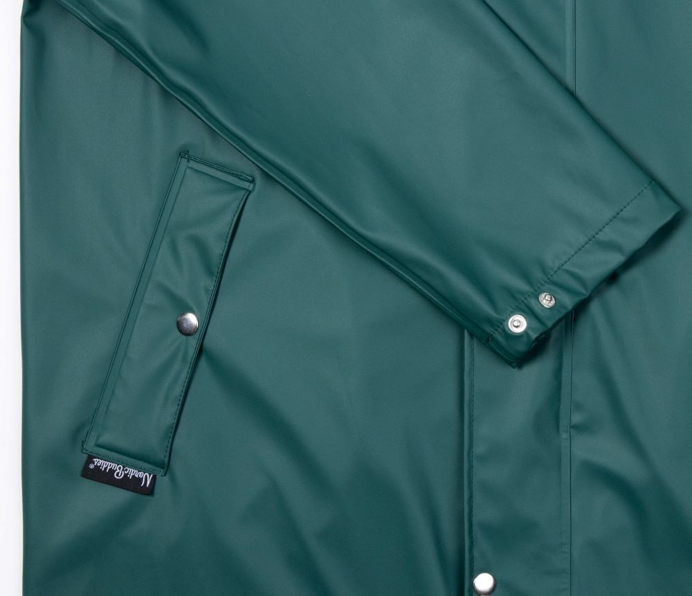 Moomin Adventure Unisex Rain Jacket – Dark Green Waterproof Windbreaker