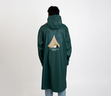 Moomin Adventure Unisex Rain Jacket – Dark Green Waterproof Windbreaker