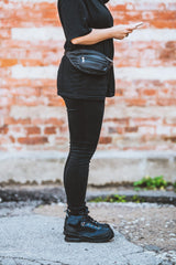 Leather Bum Bag No. 22 - Black - Aslook.com