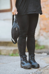 Leather Bum Bag No. 22 - Black - Aslook.com