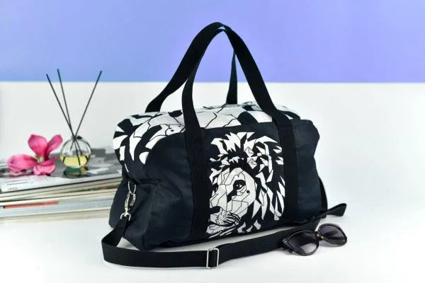 Travel Bag White Lion - Black - Aslook.com
