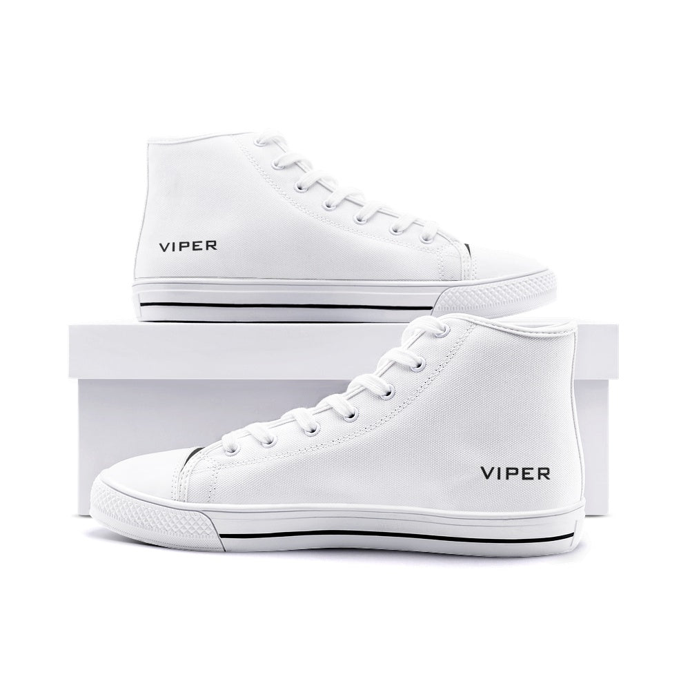 VIPER HIP HOP SCHUHE High Top Weiß Canvas Style 54TO