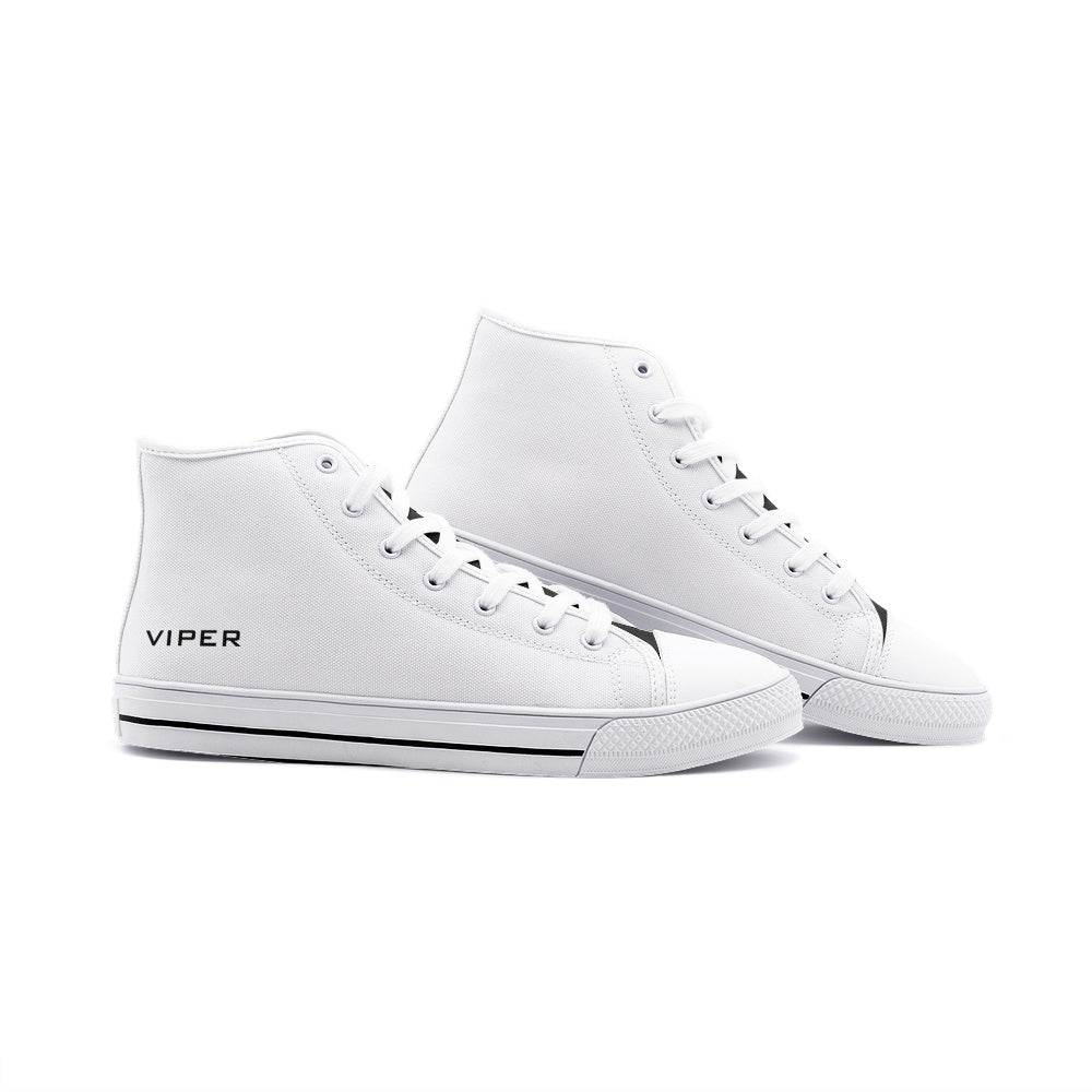 VIPER HIP HOP SCHUHE High Top Weiß Canvas Style 54TO