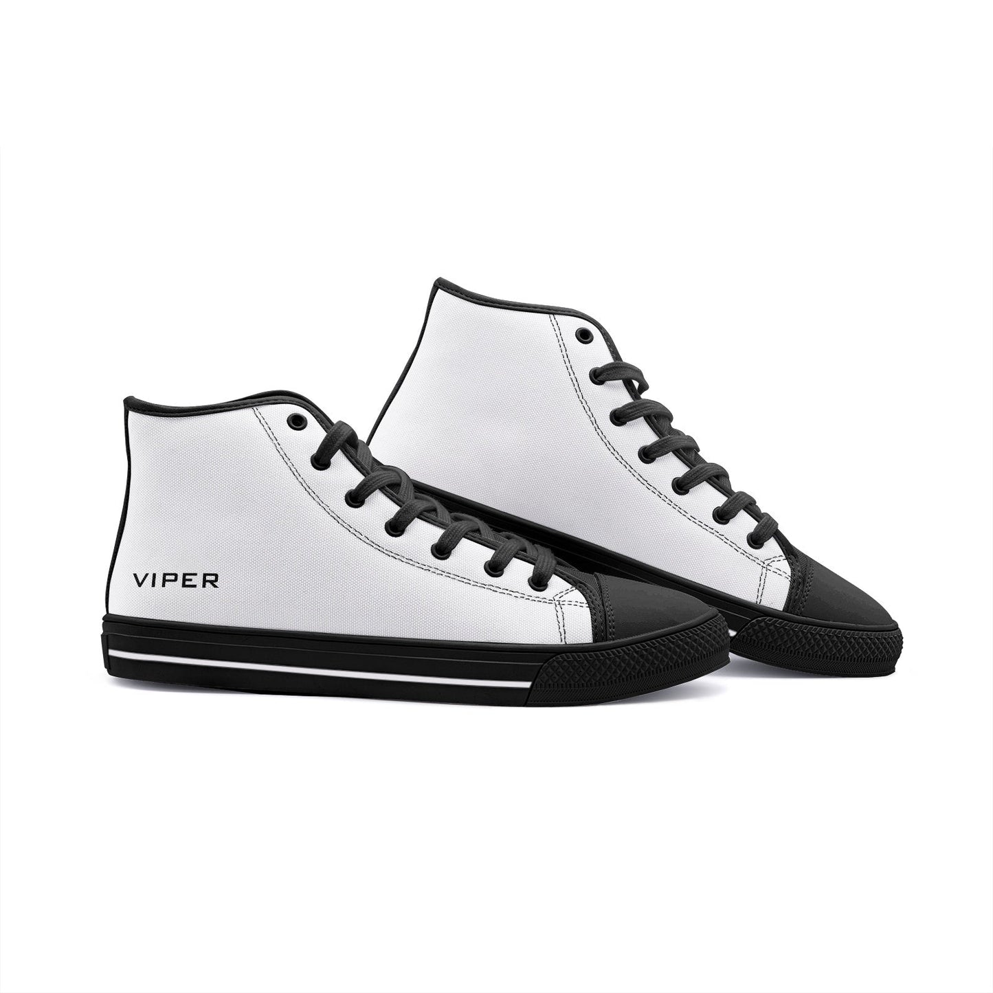 VIPER HIP HOP SCHUHE High Top Weiß Canvas Style 54TO