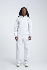 Basic Heavyweight Hoodie - Grey Melange - Aslook.com