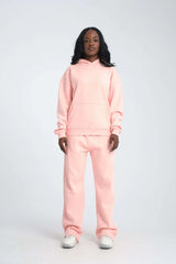 Basic Heavyweight Hoodie - Pink - Aslook.com