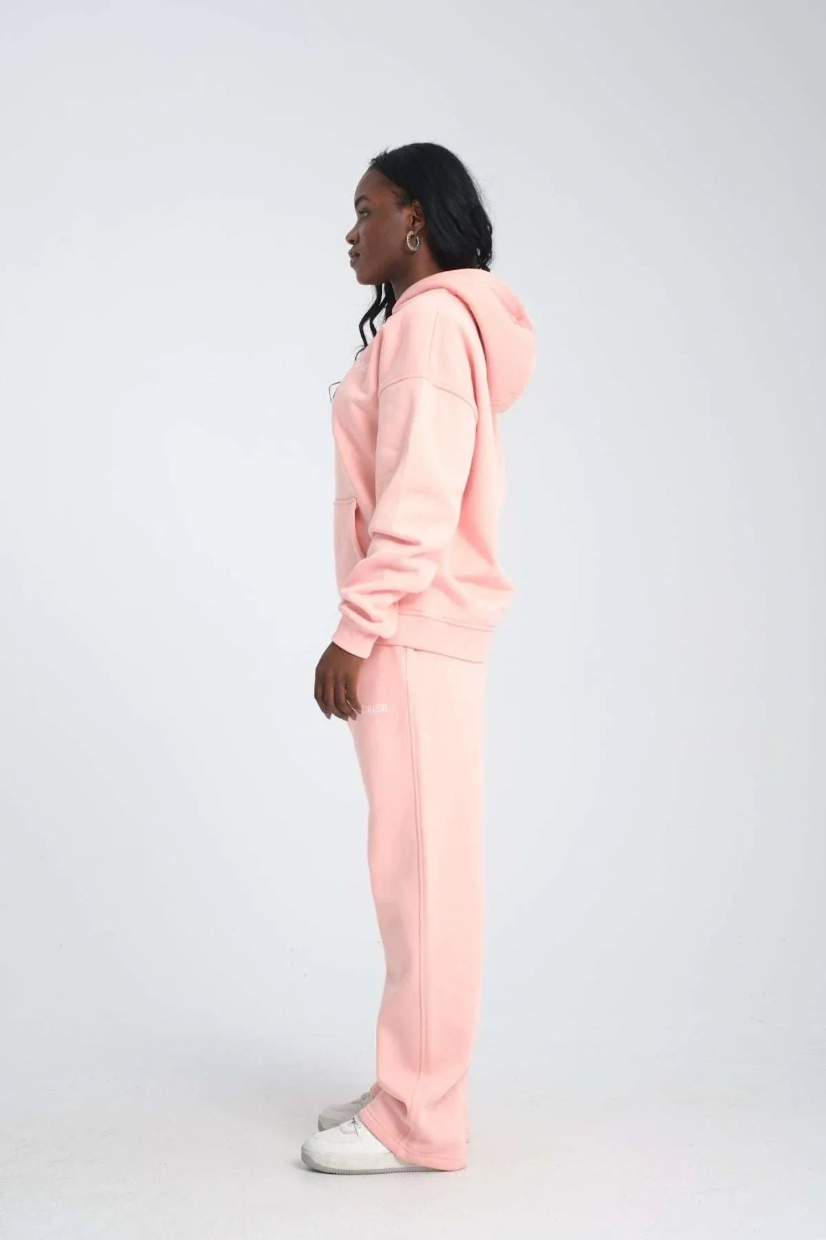 Basic Heavyweight Hoodie - Pink - Aslook.com