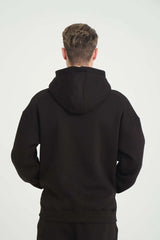 Basic Heavyweight Zipper Hoodie - Black - Aslook.com