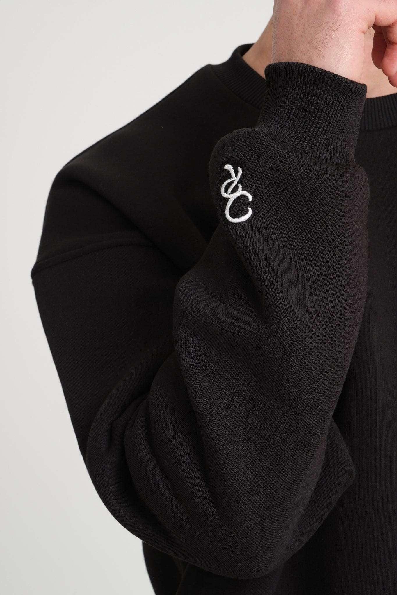 Basic Sweatshirt - Black - Aslook.com