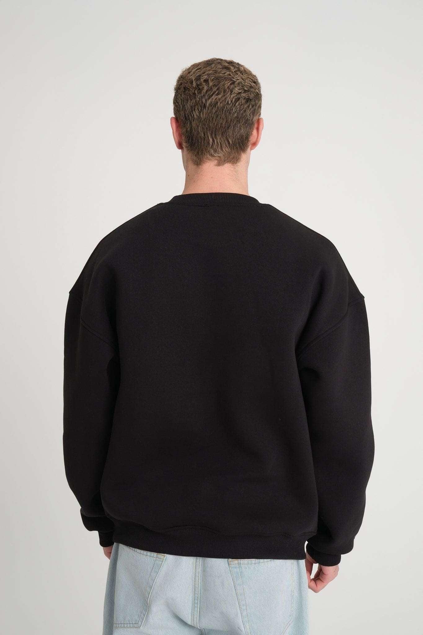 Basic Sweatshirt - Black - Aslook.com