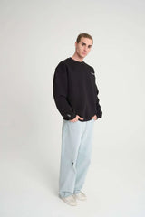 Basic Sweatshirt - Black - Aslook.com