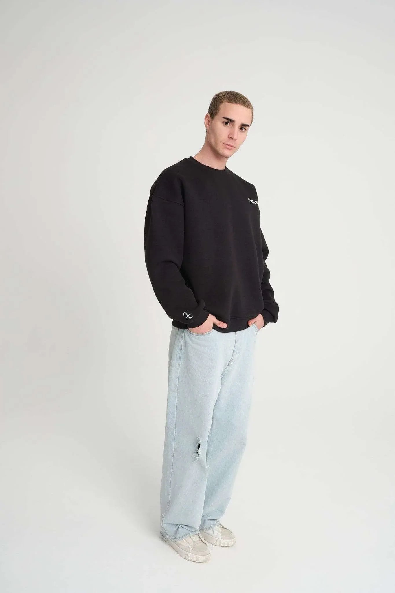 Basic Sweatshirt - Black - Aslook.com