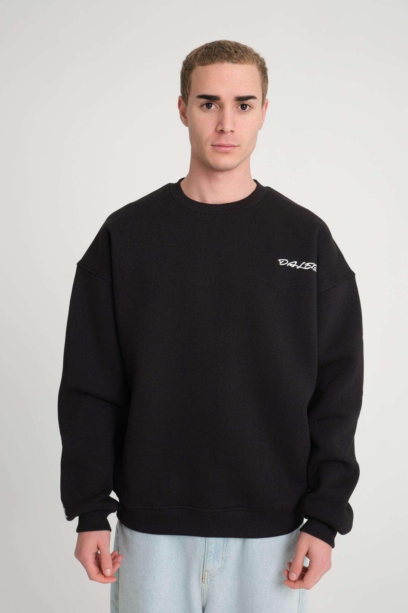 Basic Sweatshirt - Black - Aslook.com