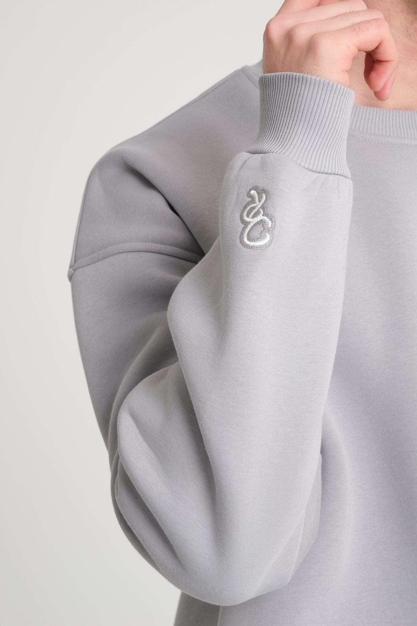 Basic Sweatshirt - Grey - Aslook.com