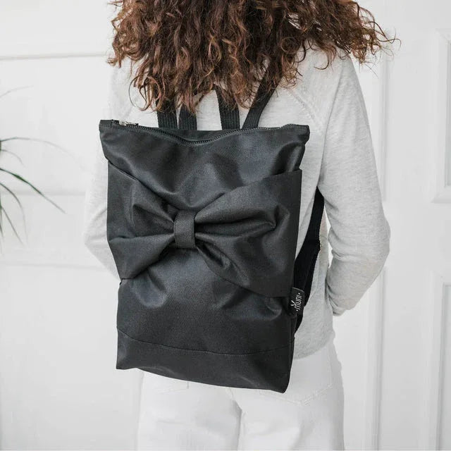 Waterproof Backpack - Black Bow - Aslook.com