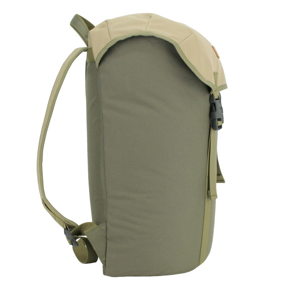 Cafe Backpack - Khaki & Beige