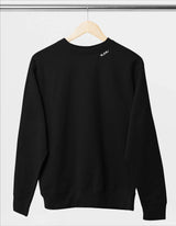 Embroidered Collar Organic Cotton Sweatshirt "Mom" - Aslook.com