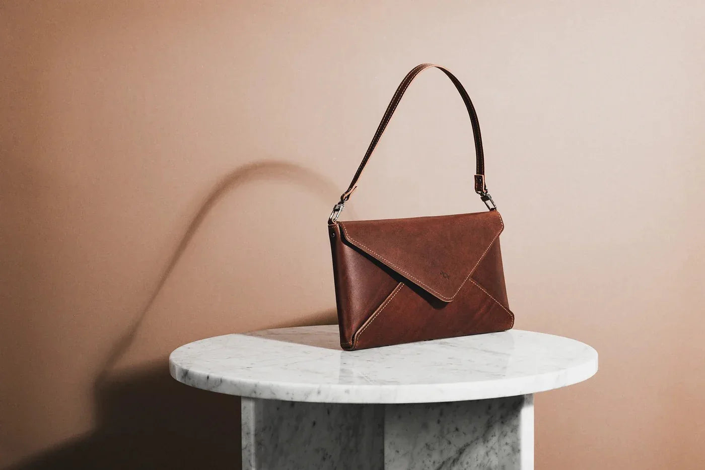 Great Model Clutch - Cognac - Aslook.com