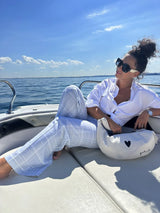 Hobo Bag Heart - White - Aslook.com