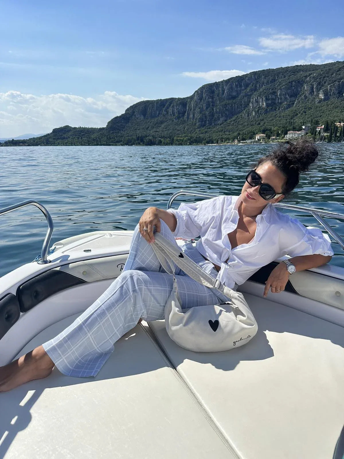 Hobo Bag Heart - White - Aslook.com