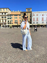 Hobo Bag Heart - White - Aslook.com