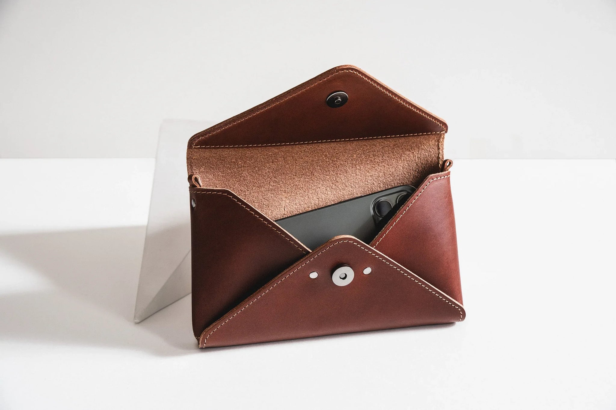 Mini Model Clutch with 3 Straps - Cognac - Aslook.com