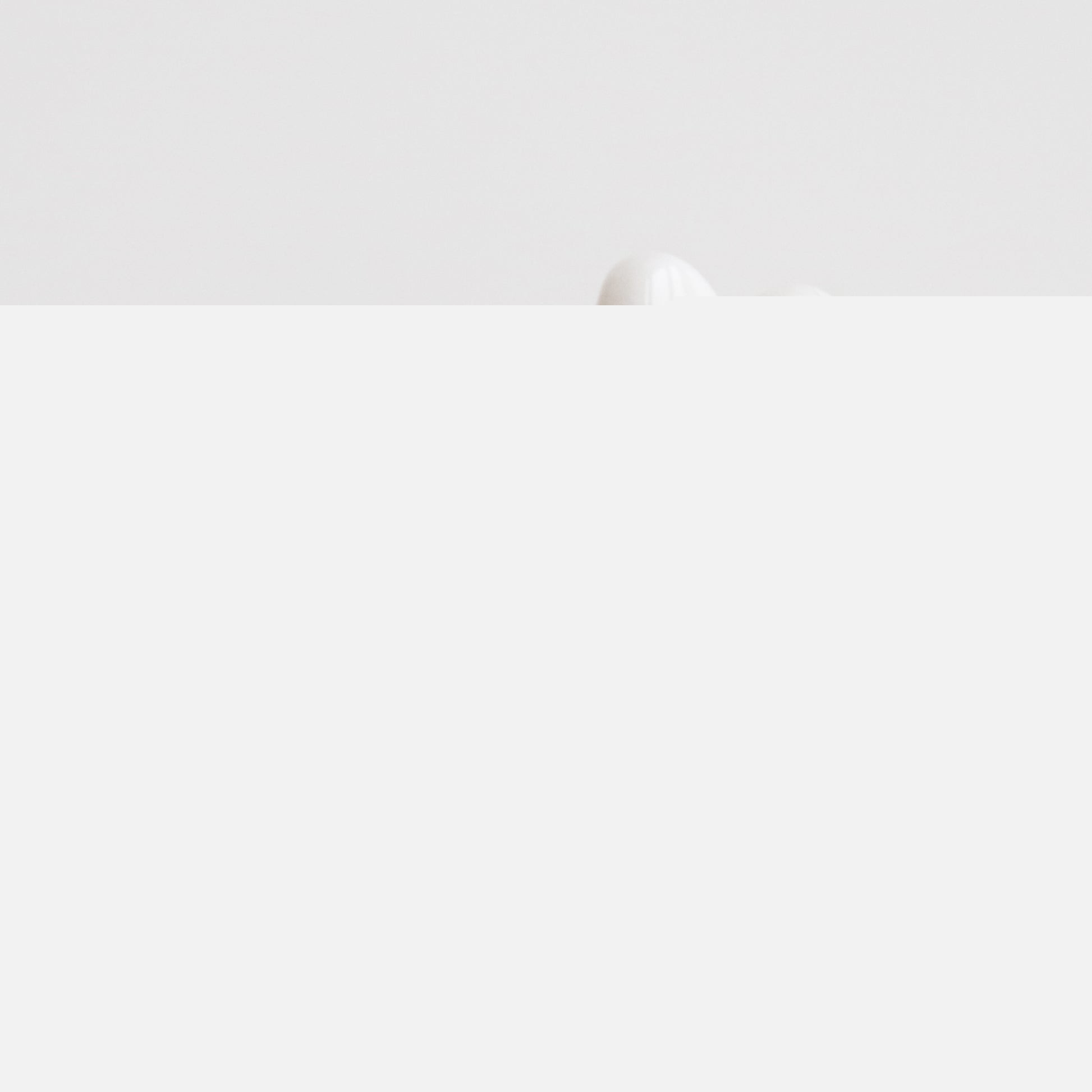 Porcelain Heart Studs -  White