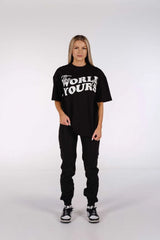 T-Shirt The World Is Yours - Black - Aslook.com