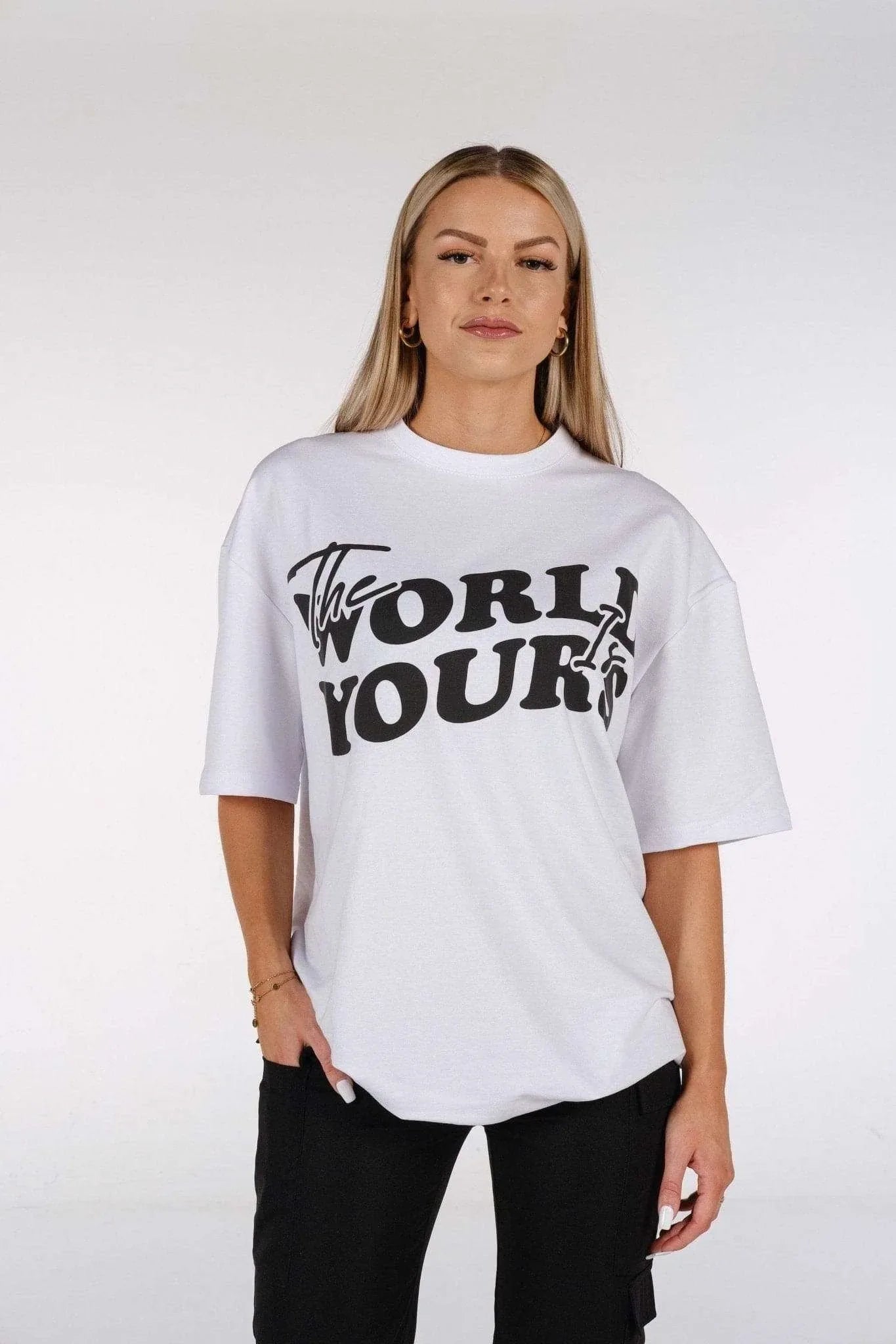 T-Shirt The World Is Yours - White - Aslook.com